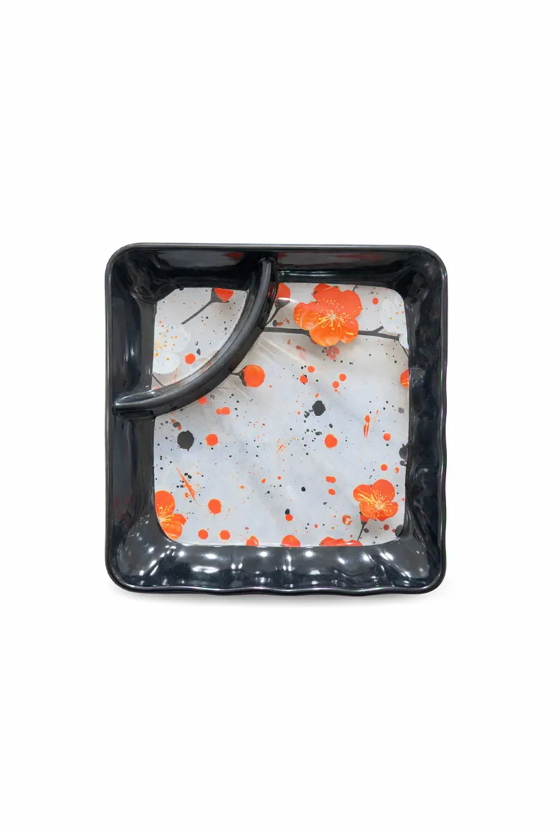 Melamine Square Dip Plate - Small