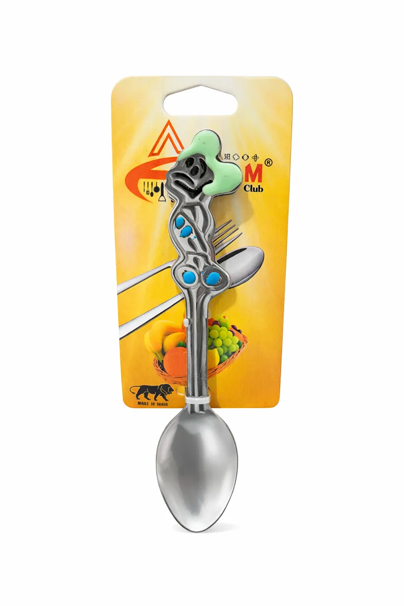 Stainless Steel Mickey Mouse Spoon - 6 pcs