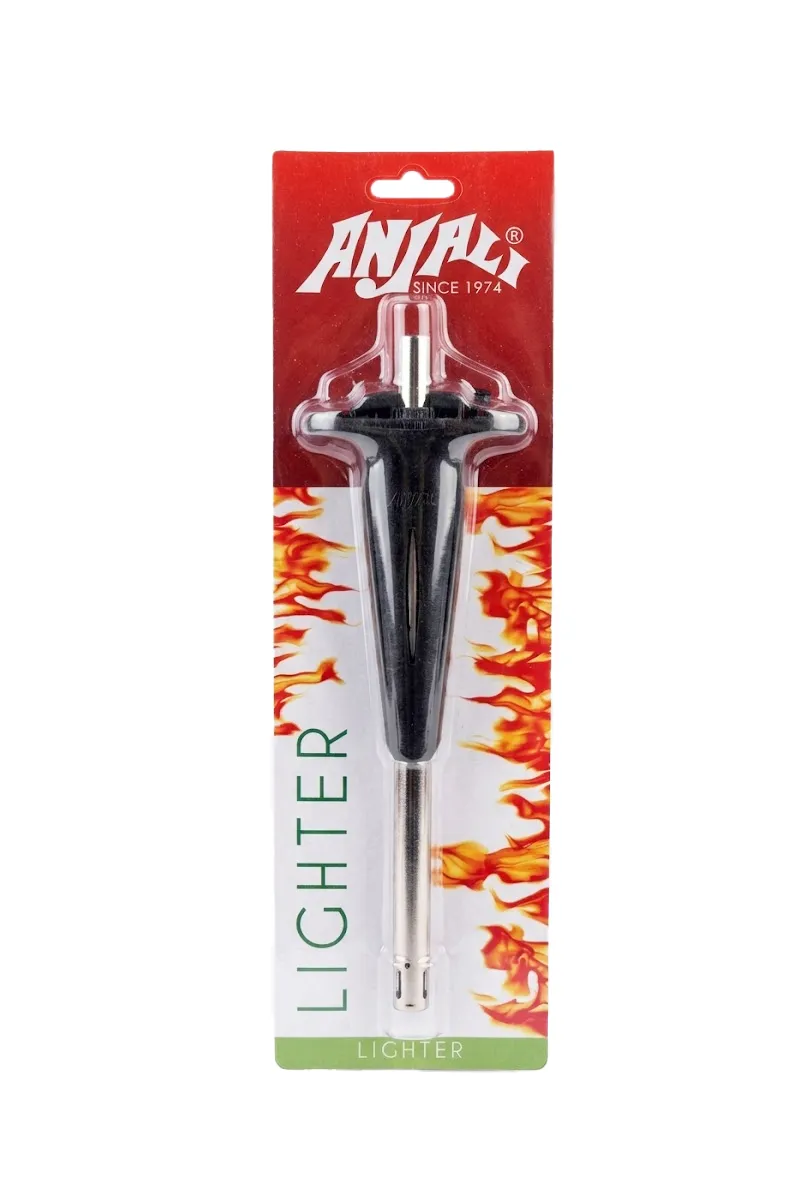 Anjali Plastic & Stainless Steel Gas Lighter - Medium
