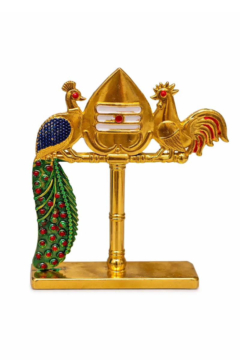 Murugan Vel Idol with Mayil & Seval  - Small POHK1563VELIDOL  Porur  6th floor