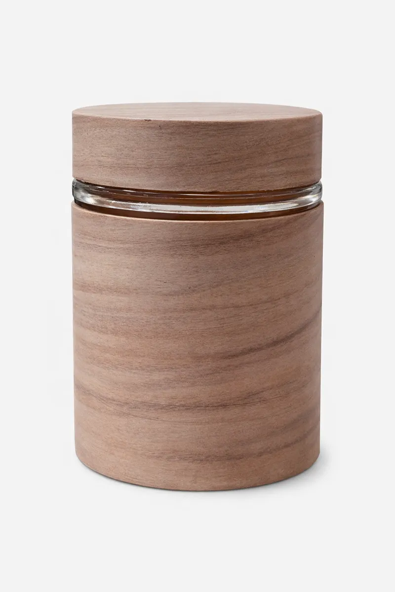 Glass Storage Container with Plastic Lid - Medium