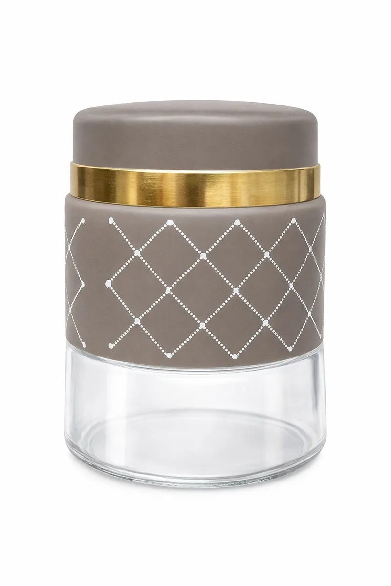 Glass Storage Container with Plastic Lid - Medium