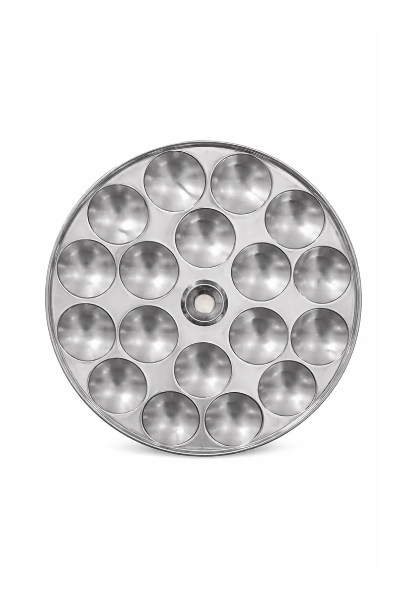 Stainless Steel Mini Idly Plate - 18 Idlis