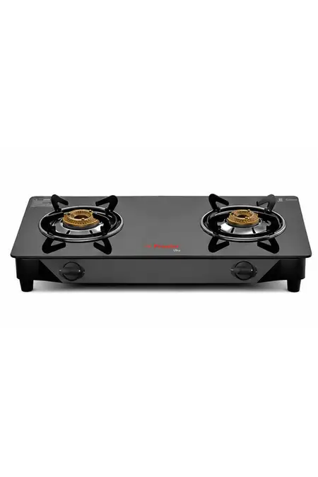 Premier Glow 2 Burner Glass Top Gas Stove | Gas Cooktop (Assorted)