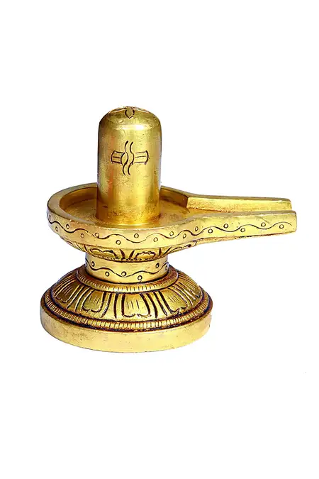 Brass Lord Shiva Lingam - Small