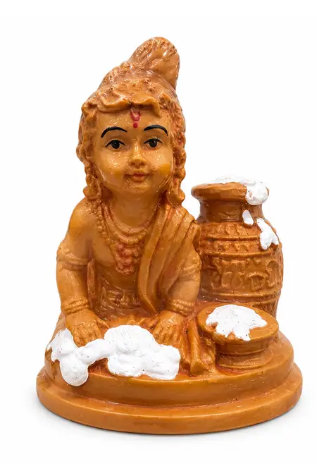 Ceramic Little Krishnan Idol - Medium