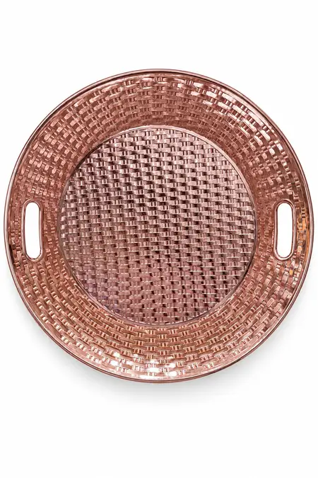 Plastic Copper Tray / Plate - Large