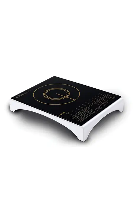 Philips HD4938/01 2100 W Induction Cooktop with Sensor Touch, Full Crystal Glass (Assorted)