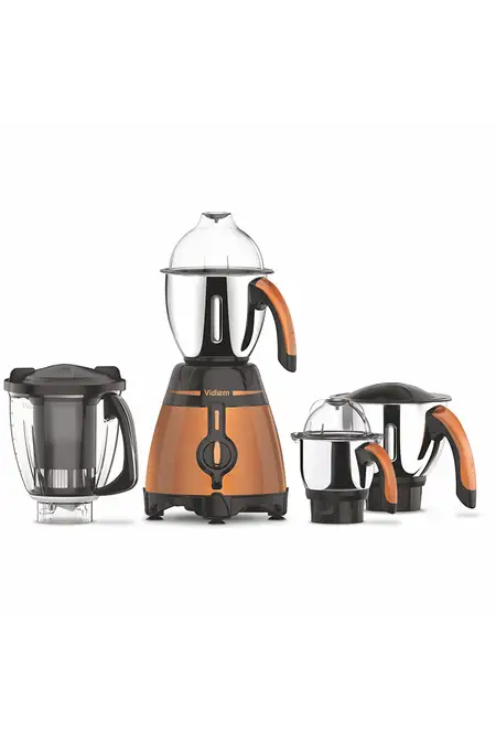 Vidiem Metallica 1000 W Mixer Grinder with 3 Jars & 1 Juicer Jar (Assorted)