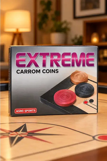 Carrom Coins Set of 19 Pieces for Smooth Gameplay