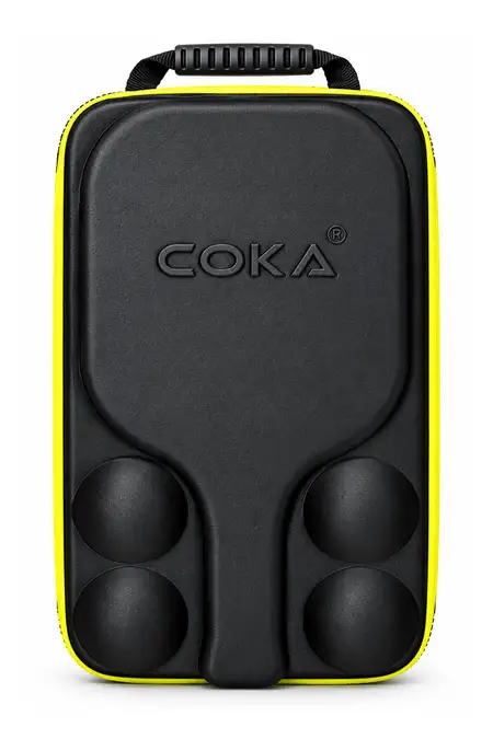 Pickleball Paddle Set of 2 with 4 Balls and Carry Case