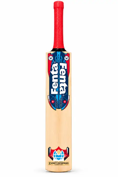 Wooden Cricket Bat with Cushioned Grip