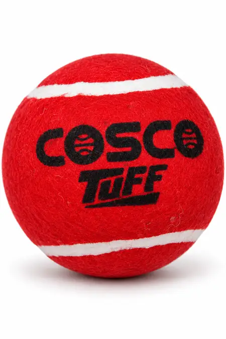 Cosco Heavy Cricket Tennis Ball for Faster Bounce