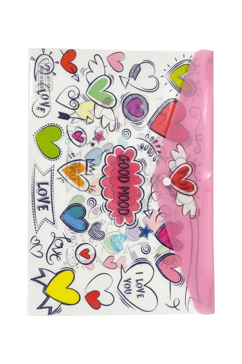 Plastic Transparent File Folder Bag - 1pc - PORUR