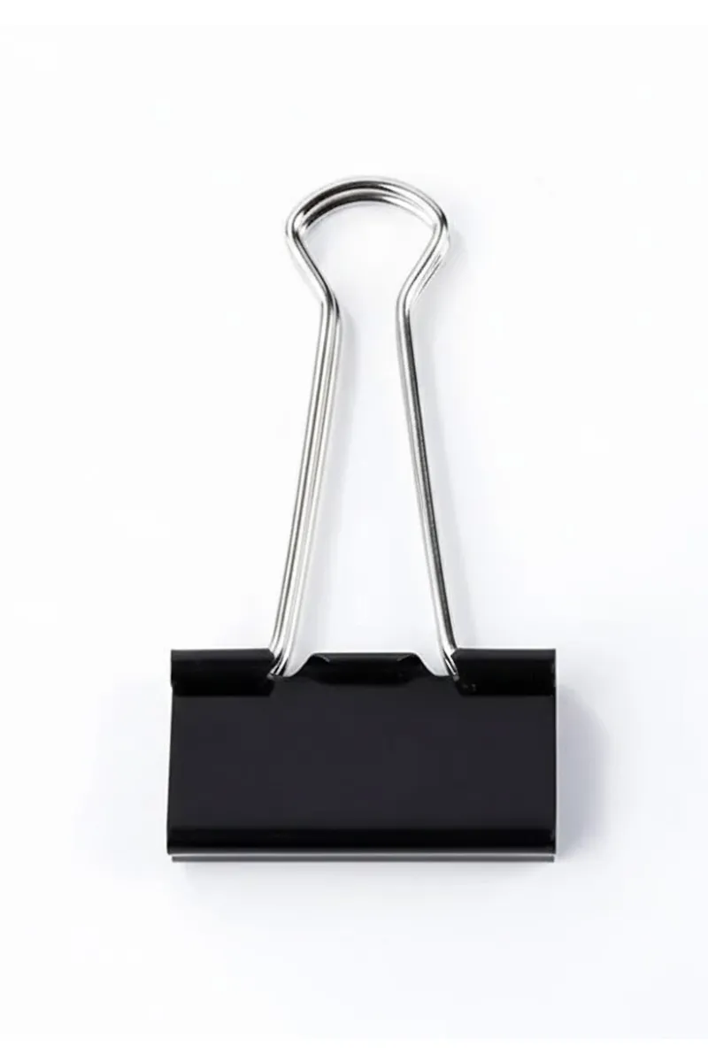 Medium Sized Binder Clips | Paper Clamps (Assorted) - 1 PC
