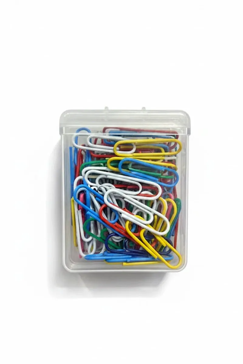 Multicolour Paper Clip Box - Pack of 1 - PORUR POST0152PAPCLIP