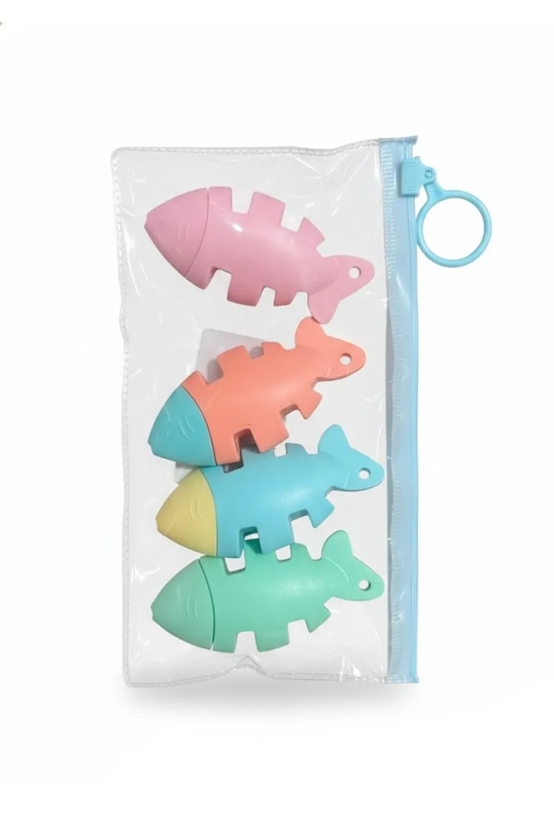 Fish Shaped Highlighter Set - 4pc