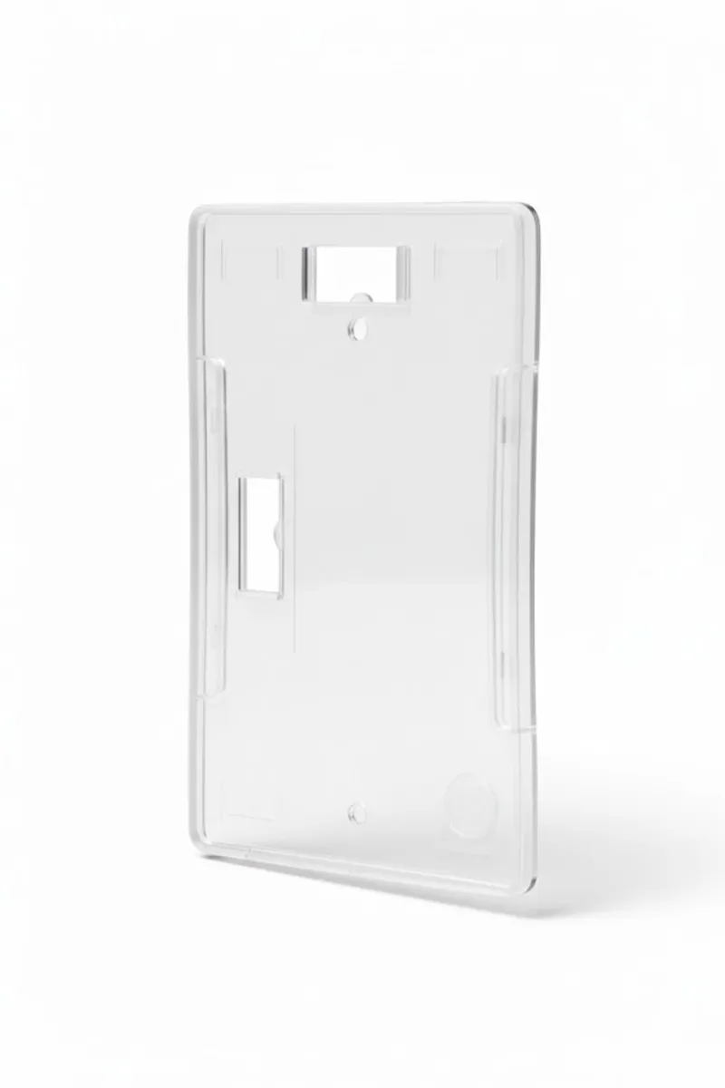 Transparent Plastic Card Holder - 1pc