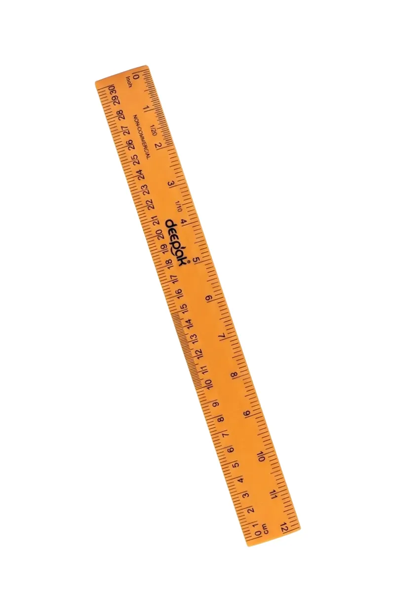 Wooden 30cm Measuring Scale - 1pc