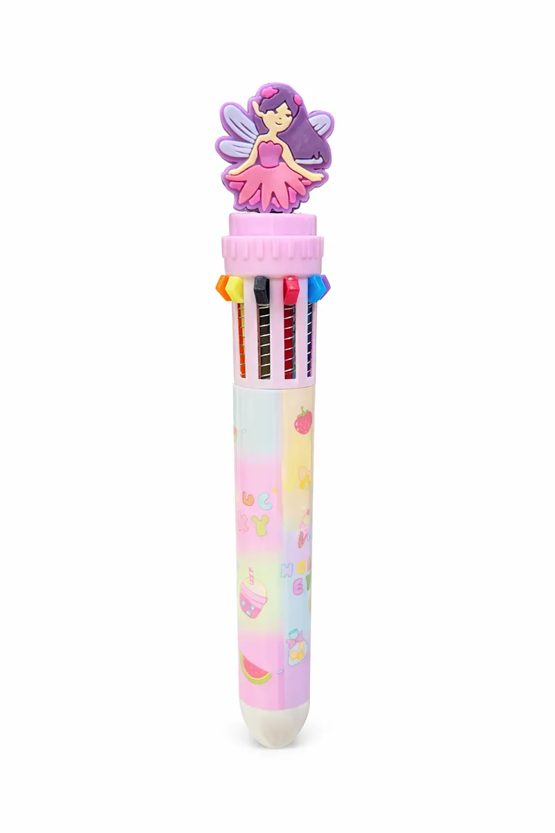 10 in 1 Multicolour Pen - 1pc
