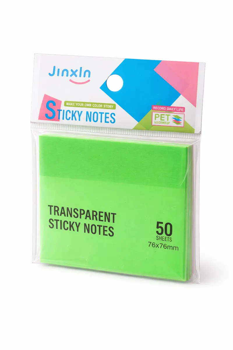 Transparent Sticky Notes - 50 Sheets