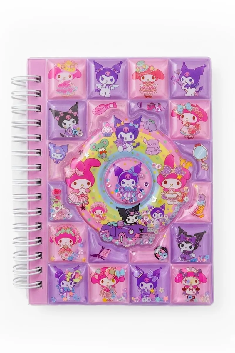 Cute Printed Mini Spiral Notebook - Assorted