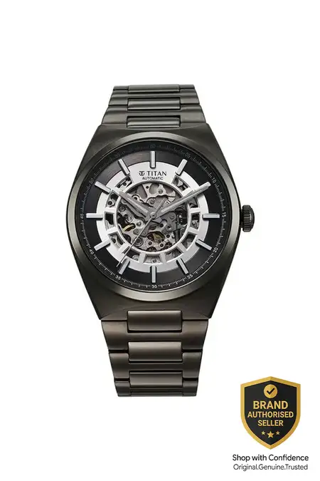 Titan Nexus Skeletal Automatic Analog Watch for Men