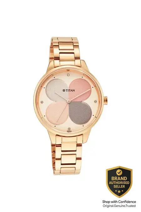 Titan Purple Glam It Up Quartz Analog Watch for Women