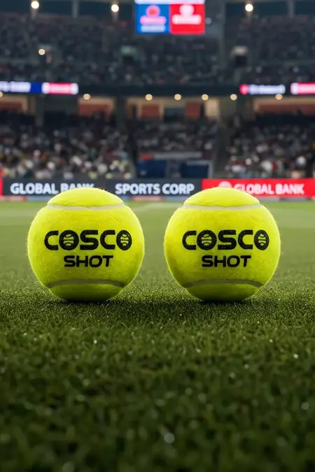 Cosco Shot Cricket Tennis Ball (Pack of 2)