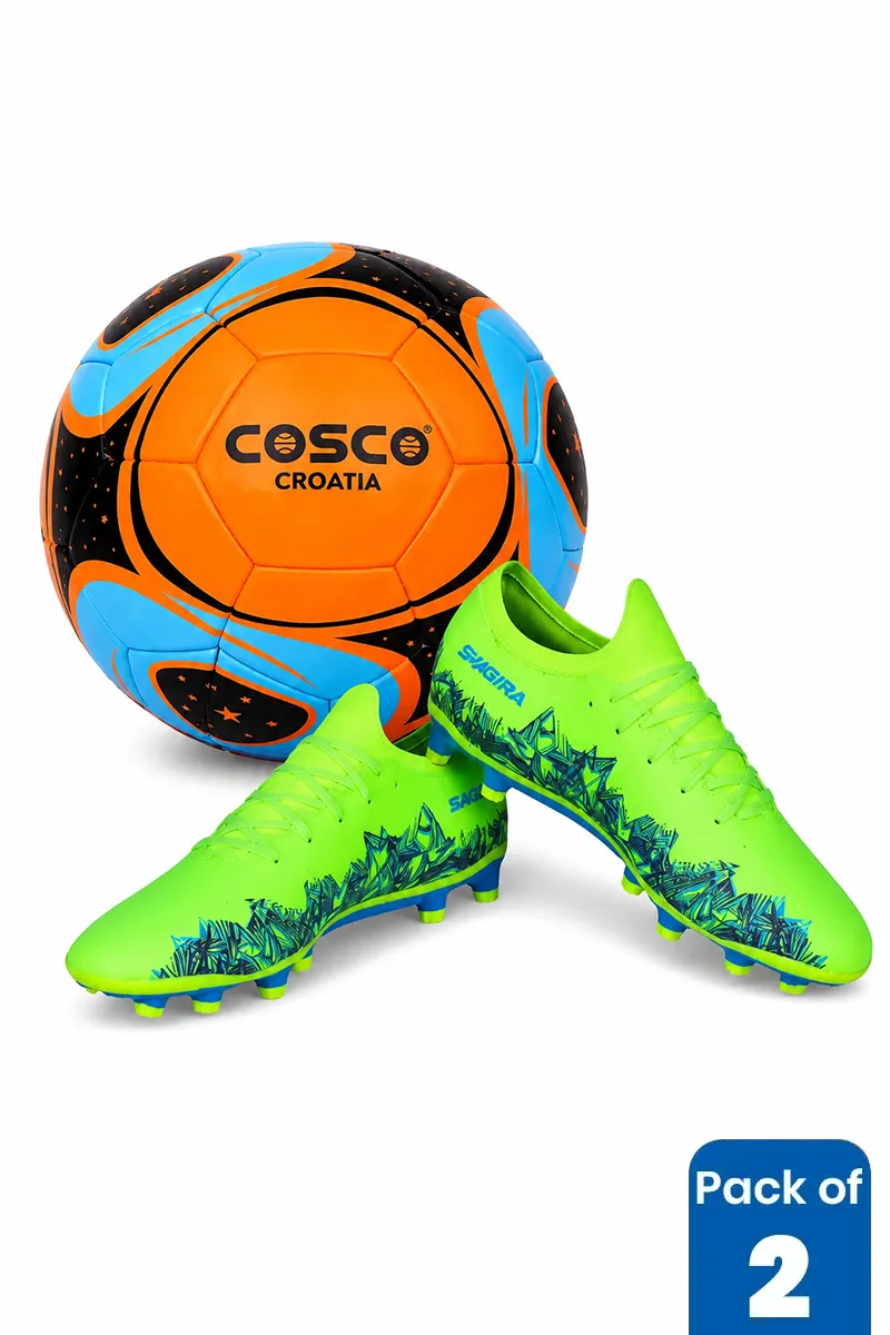 Complete Football with Football Shoe Combo Set – Pack of 2