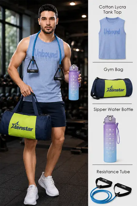 Men's Fitness Essentials Combo – Pack of 4