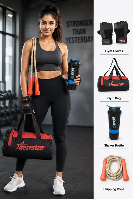 Gym Fitness Kit for Men & Women – set of 4
