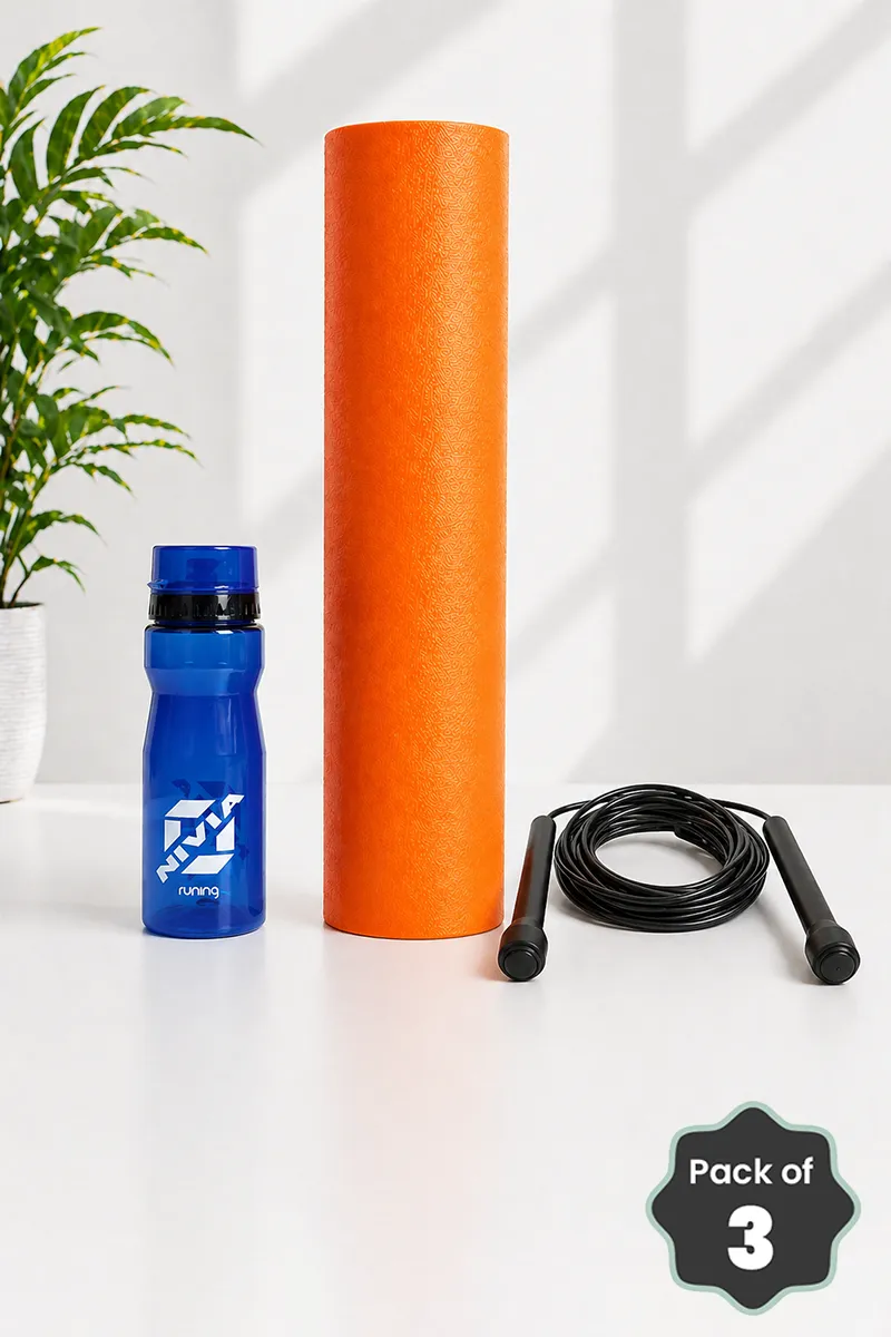 Home Gym Essentials Kit for Men & Women - Combo - Set of 3