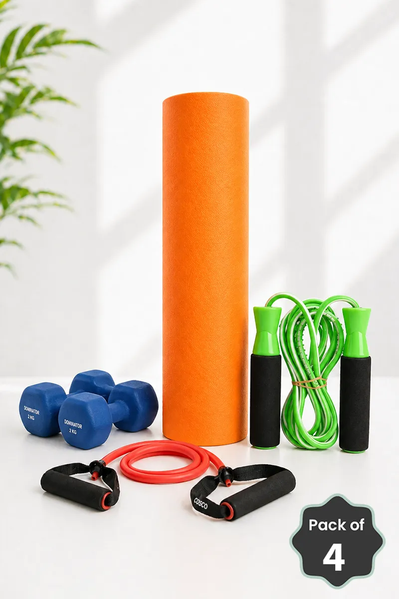All-in-One Home Workout Kit Combo - Set of 4