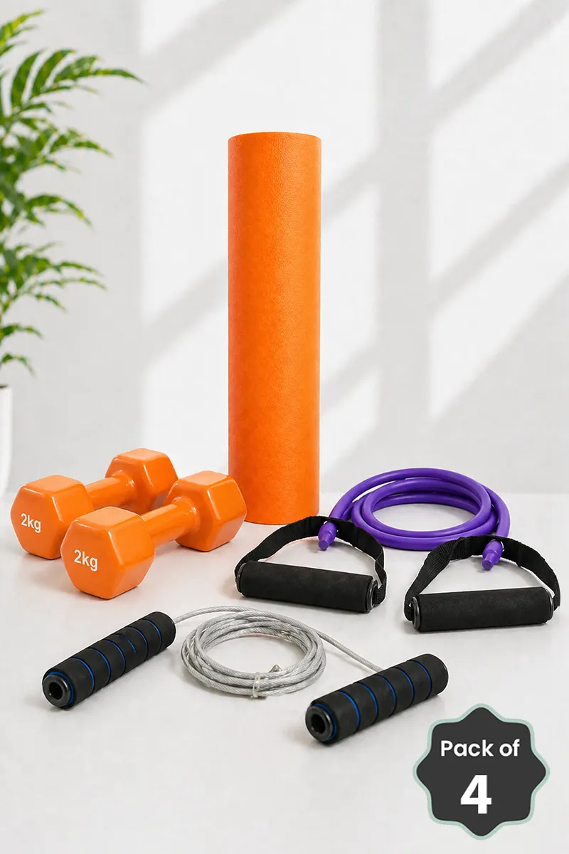 All-in-One Home Workout Kit Combo - Set of 4