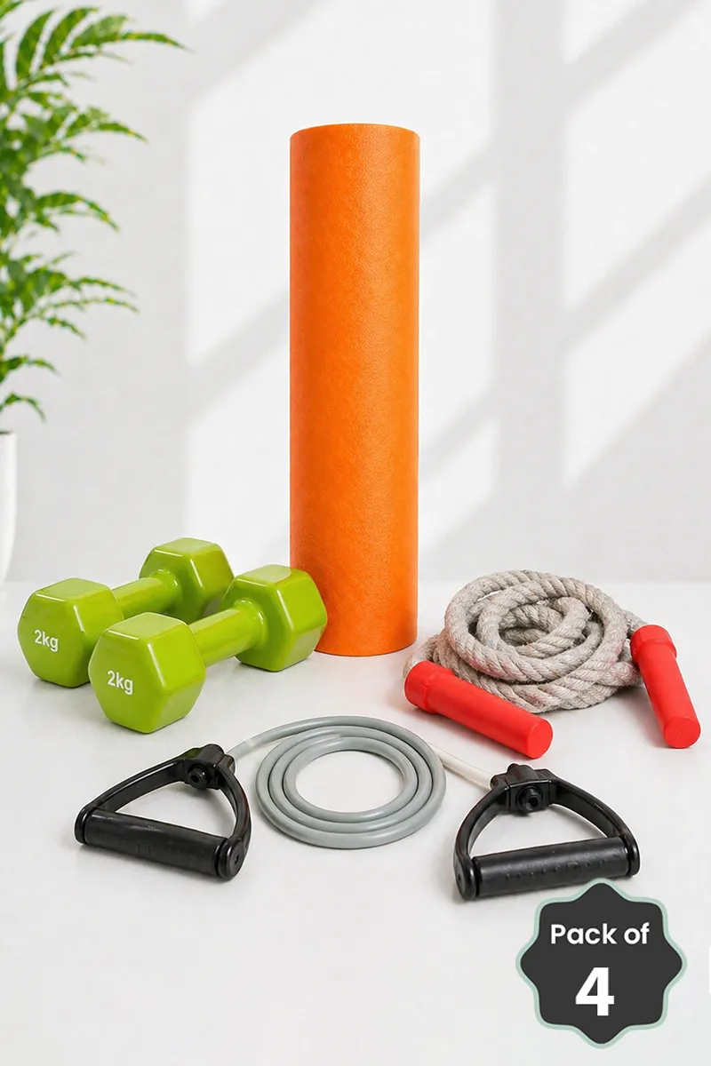 All-in-One Home Workout Kit Combo - Set of 4