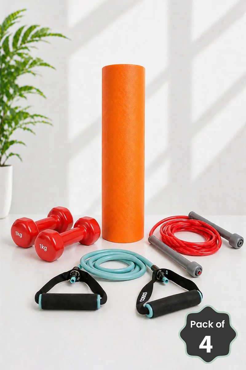 All-in-One Home Workout Kit Combo - Set of 4