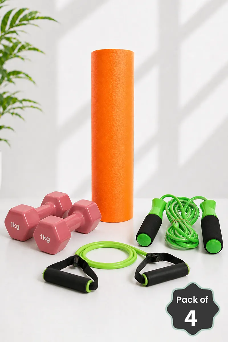 All-in-One Home Workout Kit Combo - Set of 4