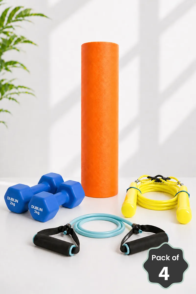 All-in-One Home Workout Kit Combo - Set of 4