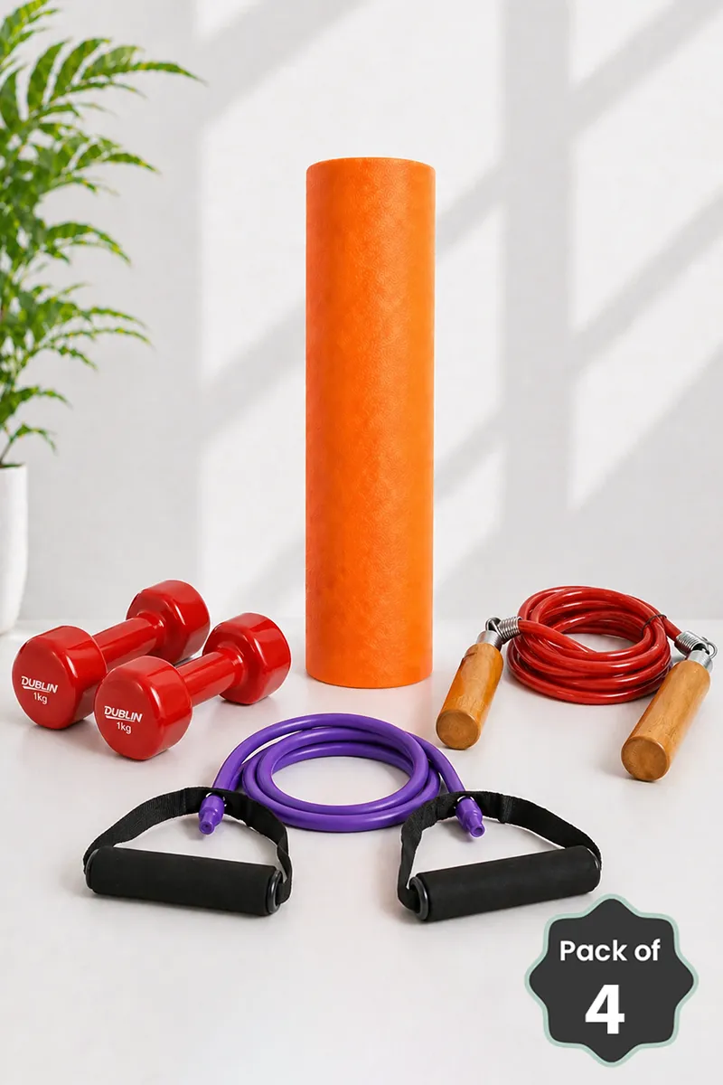 All-in-One Home Workout Kit Combo - Set of 4