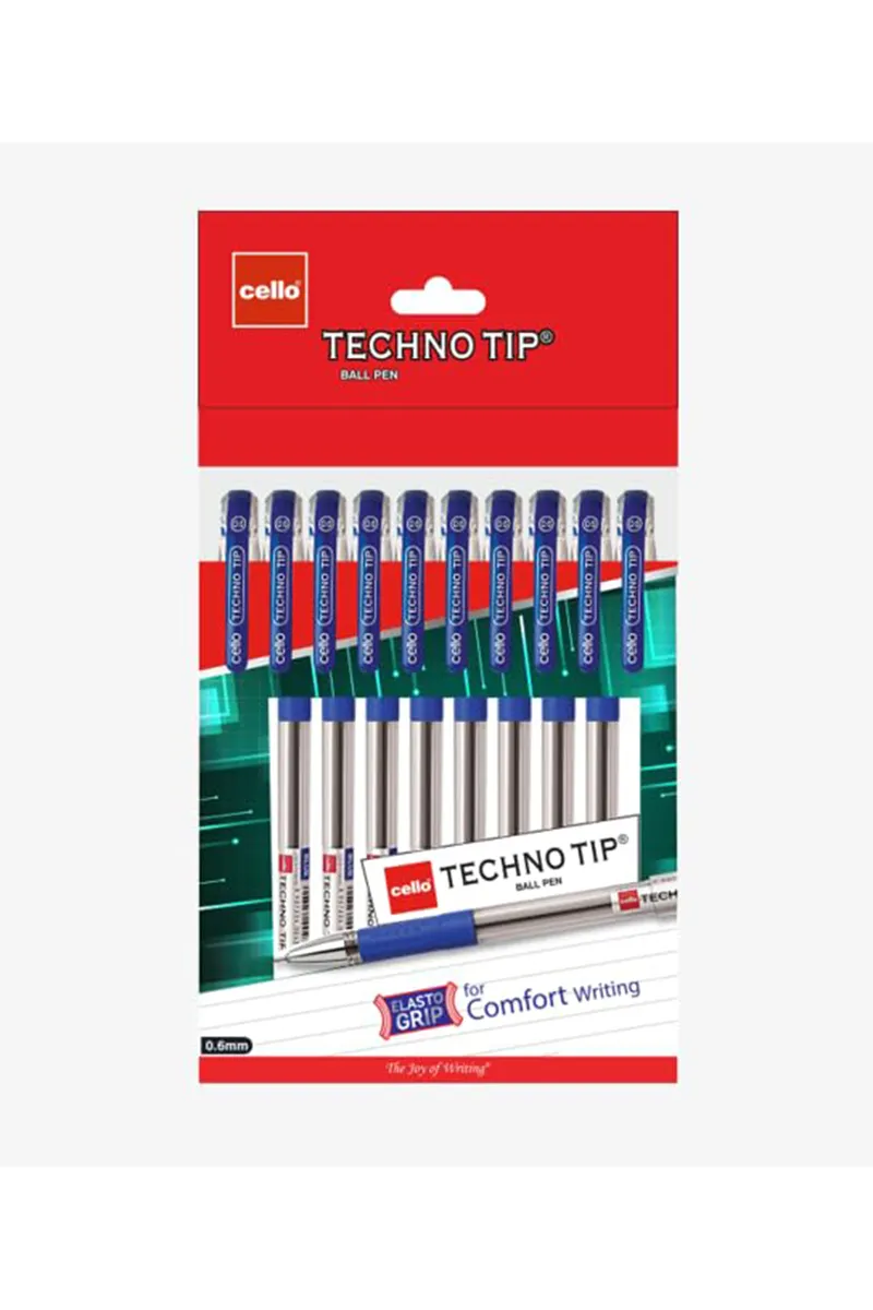 Cello Techno Tip Ball Pen - Pack of 10