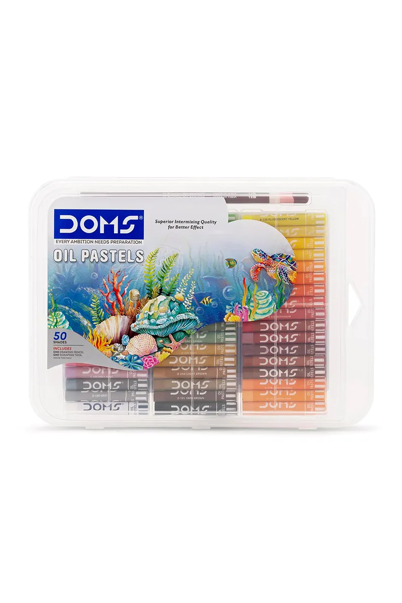 Doms Oil Pastels, 50 Shades - Pack of 1