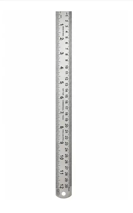 Steel Scale - 30 Cm