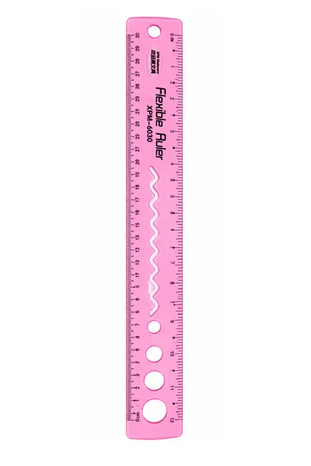 Plastic Flexible Ruler - 1pc