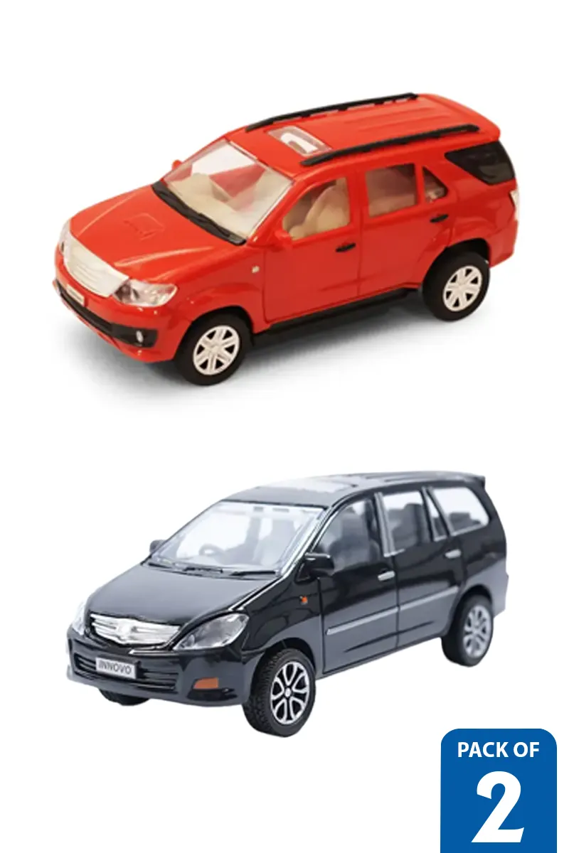 Fortune Car Toy & Innova Pull Back Car Toys – Pack of 2
