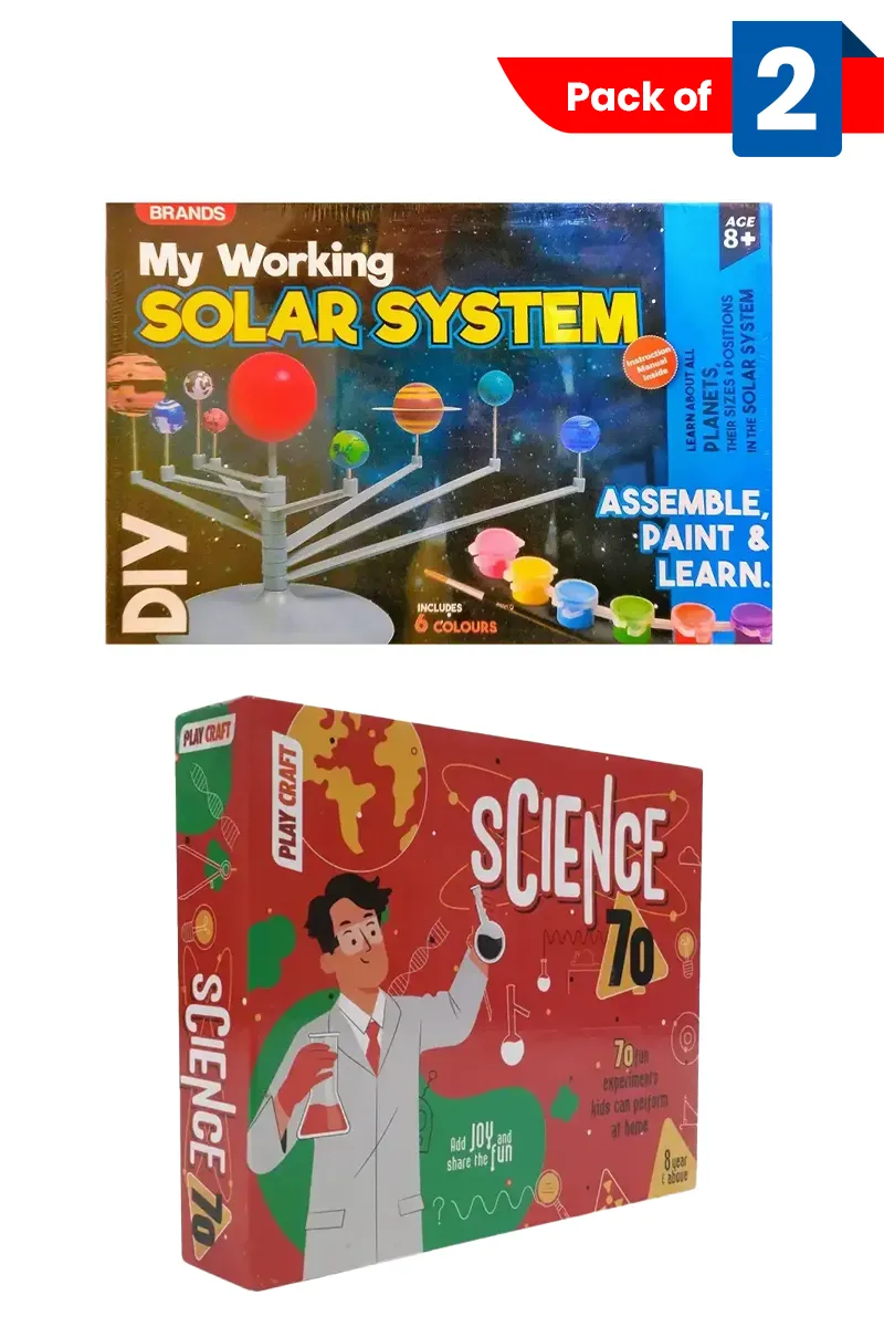Solar System Activity & Science 70 Fun Experiments Sets