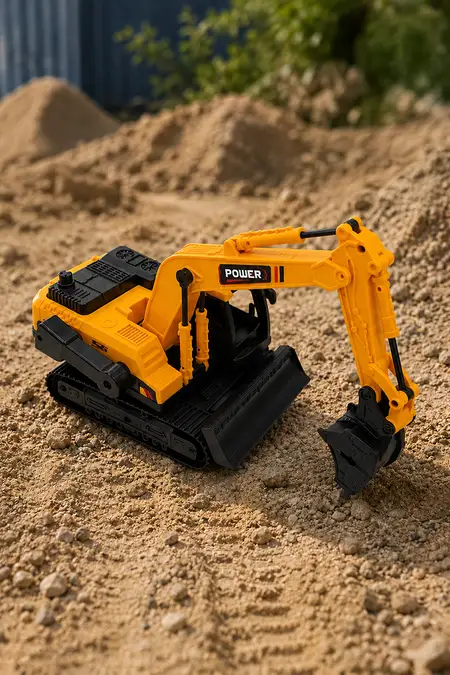 Power Digger Construction Machine Toy