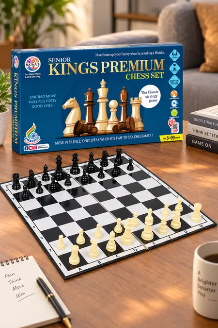 Ratna's Senior Kings Premium Chess Set – Classic Board Game